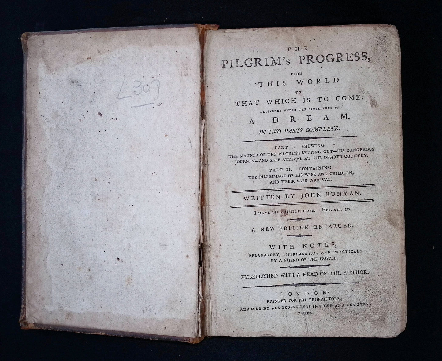 The Pilgrim's Progress from this World to that which is to Come: Delivered under the Similitude of a Dream. In Two Parts Complete.