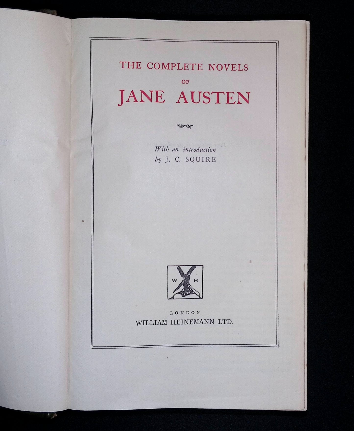 The Complete Novels of Jane Austen
