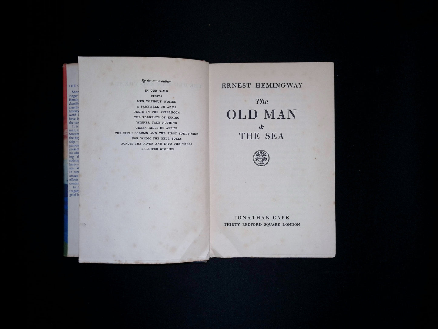 The Old Man & the Sea (First Edition)