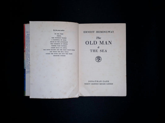 The Old Man & the Sea (First Edition)