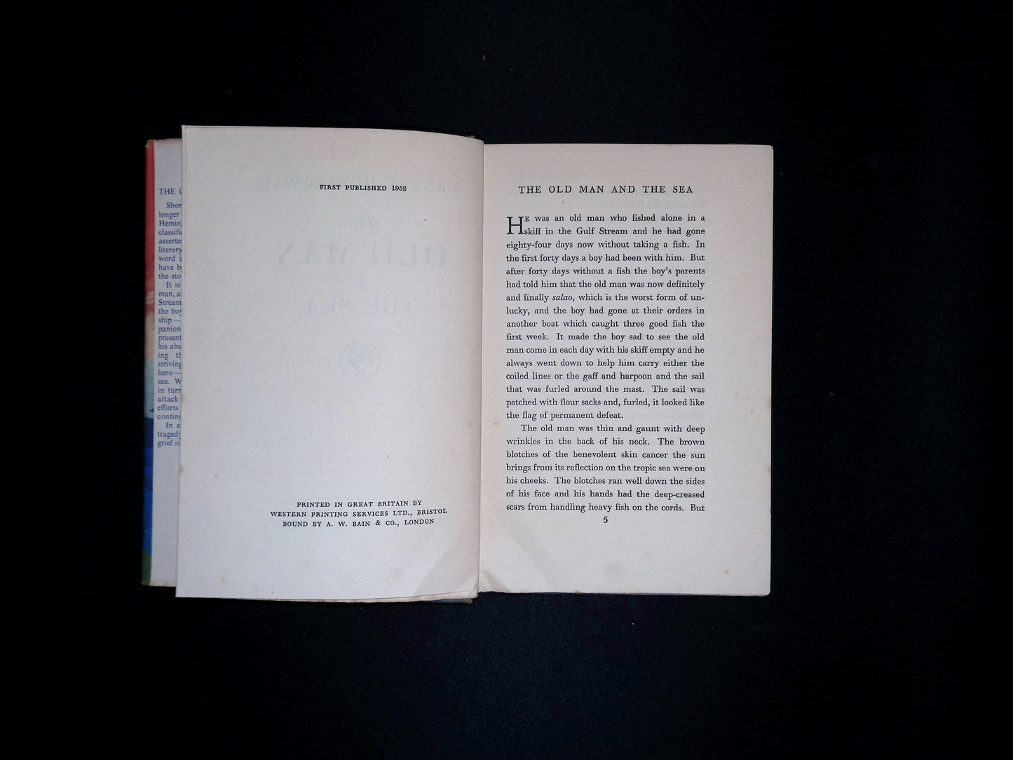 The Old Man & the Sea (First Edition)