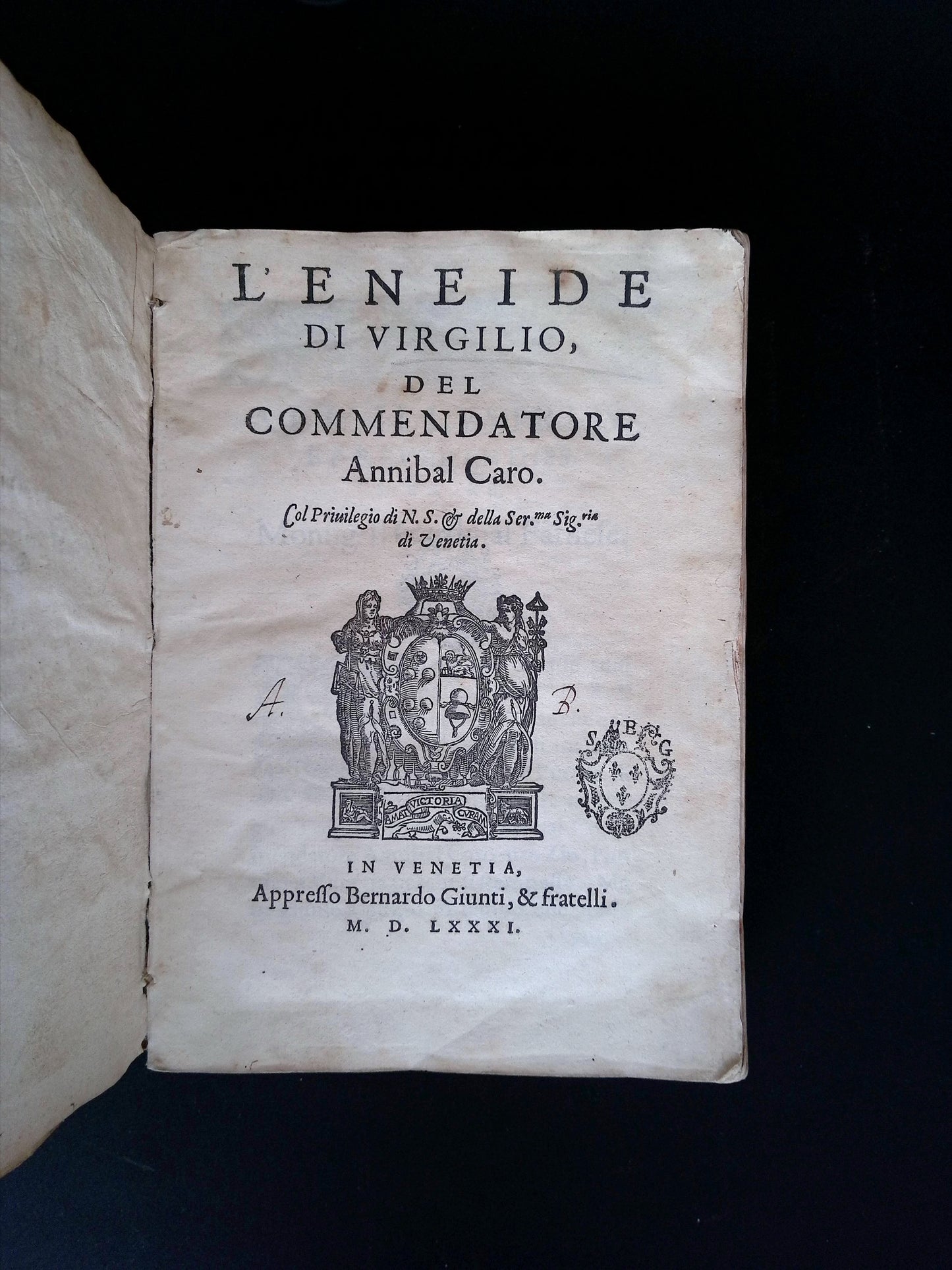 L'Eneide Di Virgilio del Commendatore Annibal Caro