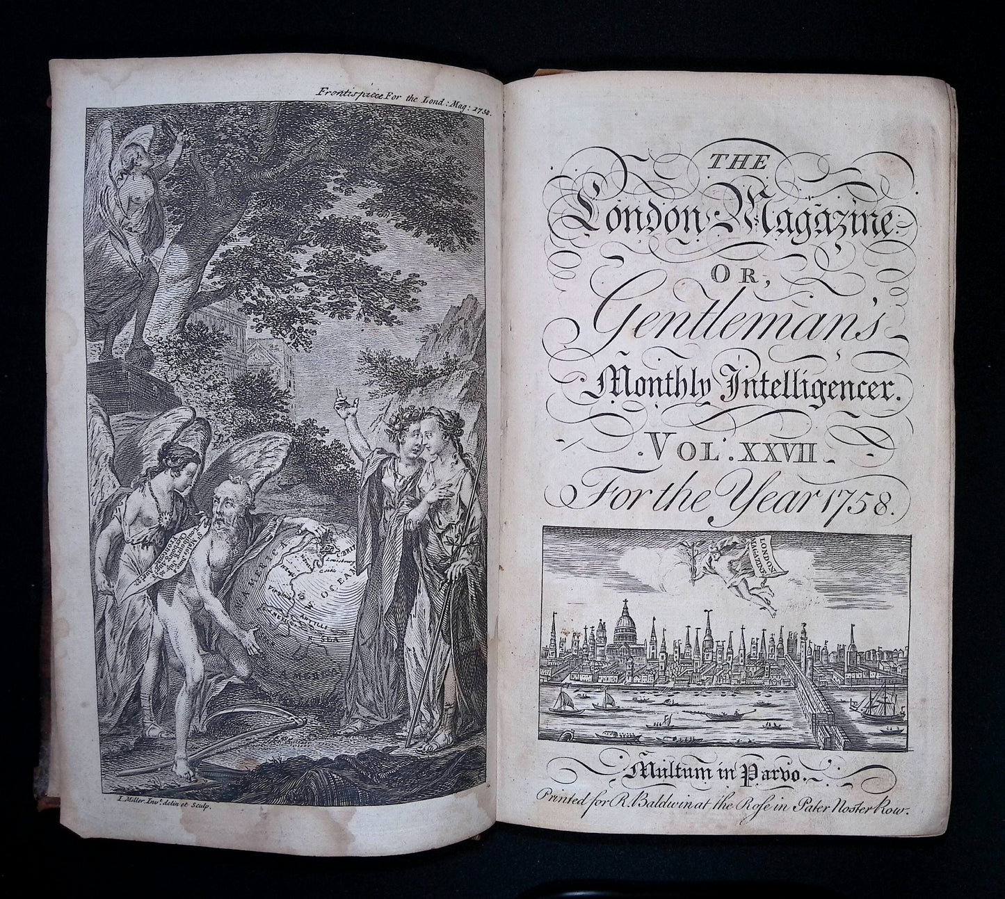 The London Magazine Or, Gentlemen's Monthly Intelligencer. Vol. XXVII For The Year 1758.