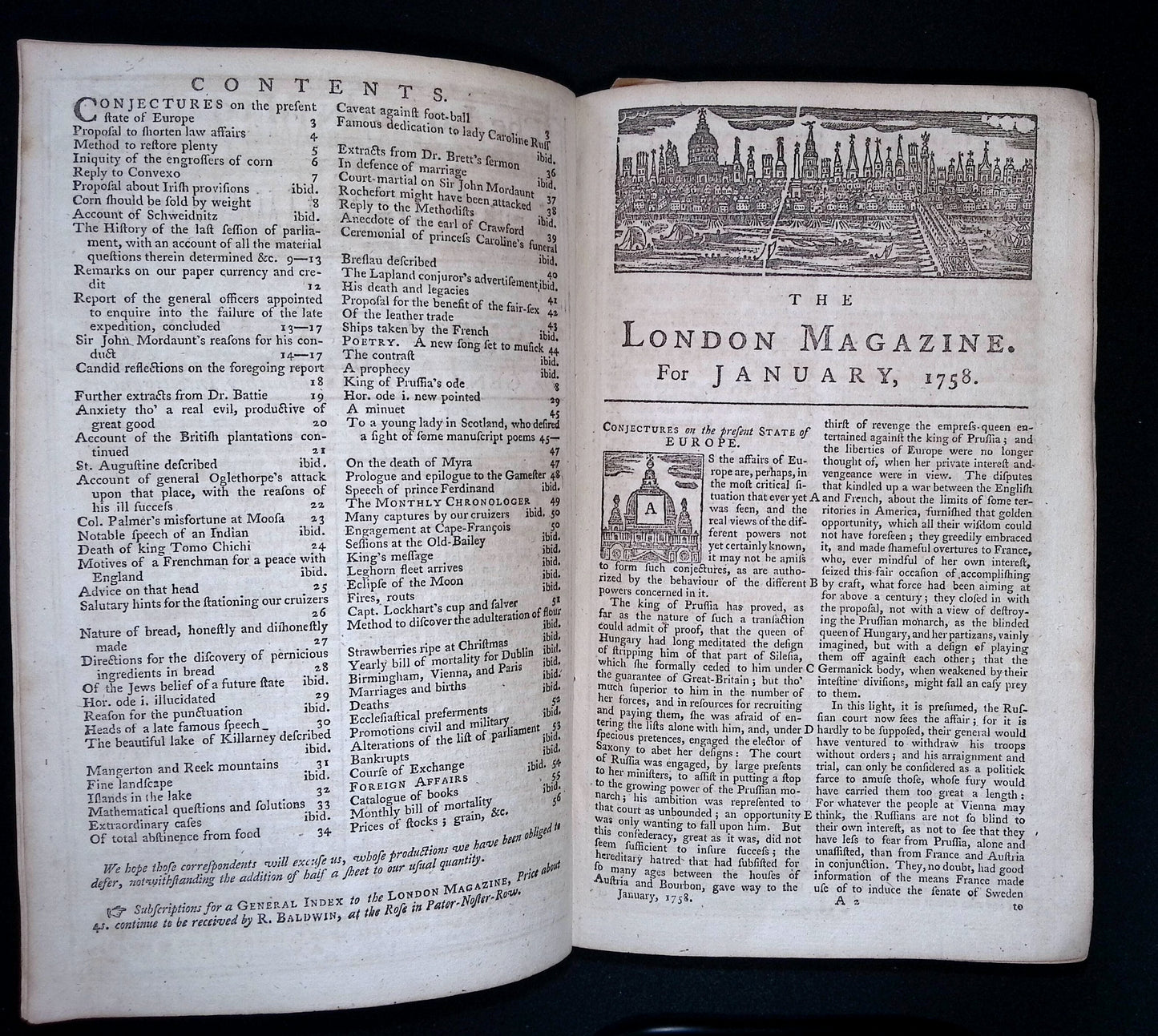 The London Magazine Or, Gentlemen's Monthly Intelligencer. Vol. XXVII For The Year 1758.
