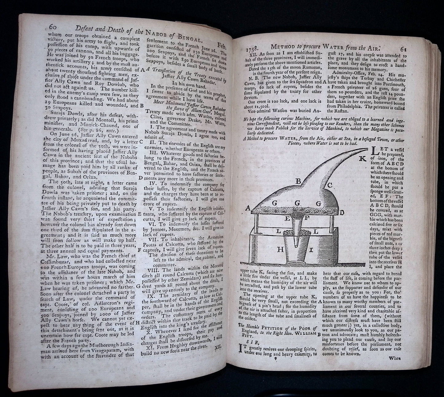 The London Magazine Or, Gentlemen's Monthly Intelligencer. Vol. XXVII For The Year 1758.