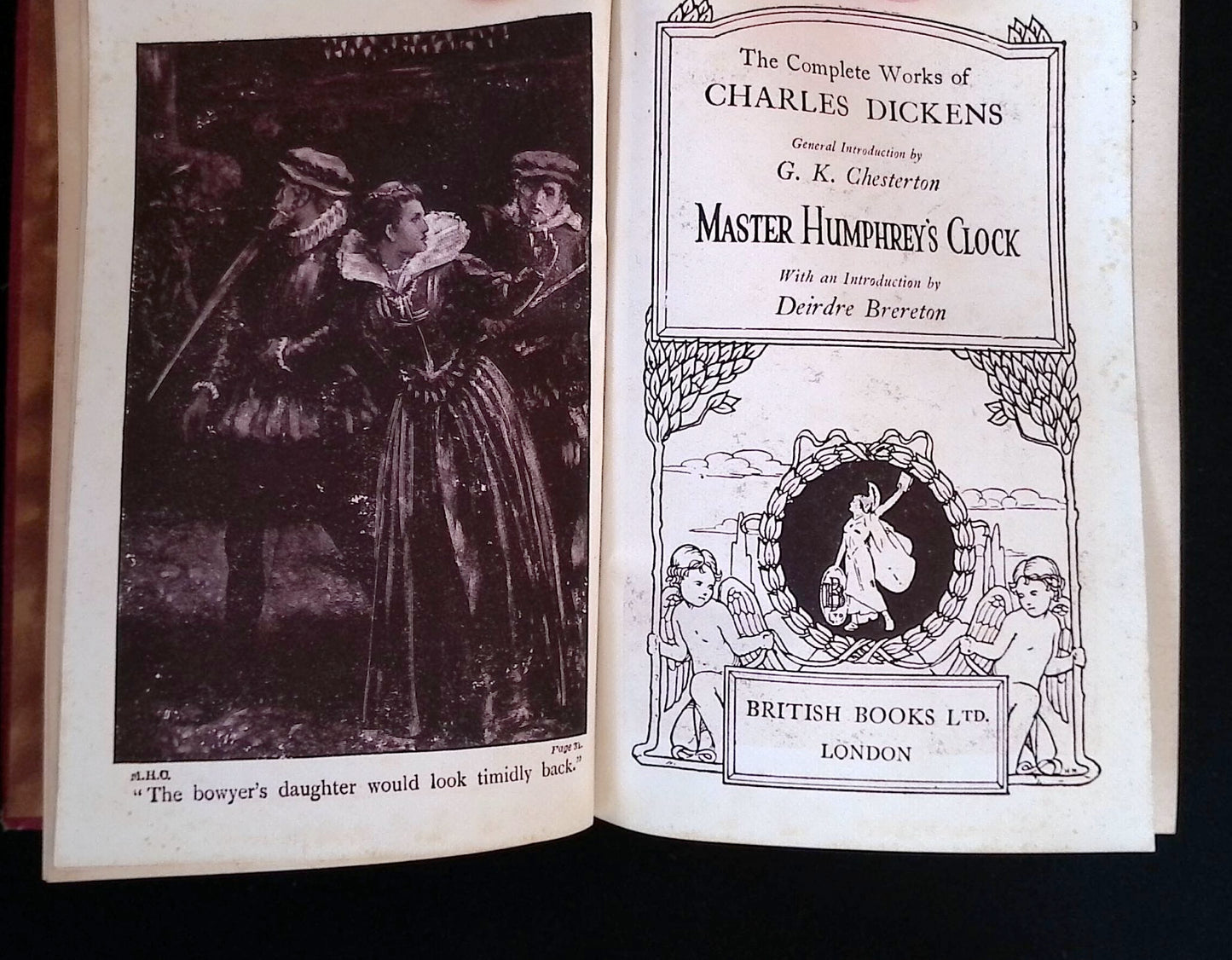 Twenty-four volume set of The Complete Works of Charles Dickens (Oliver Twist volume not present)