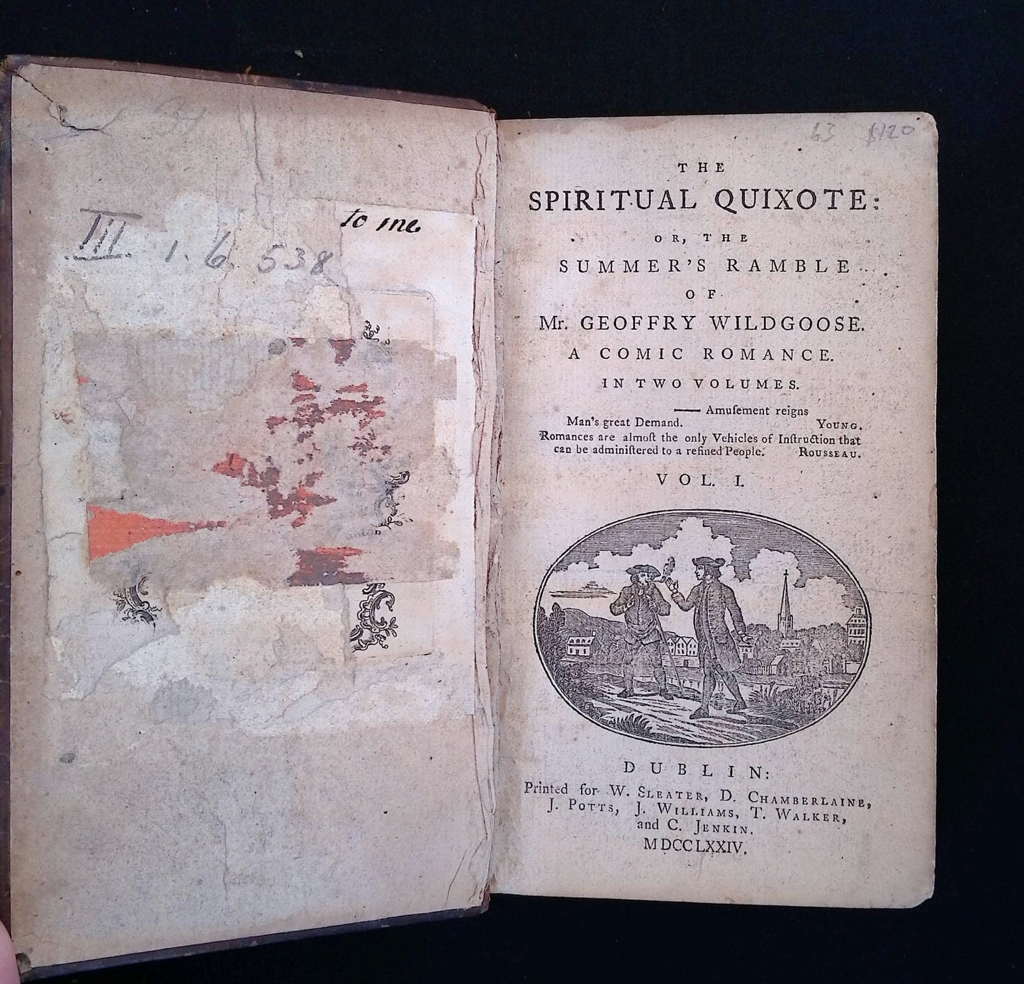 The Spiritual Quixote: Or, The Summer's Ramble of Mr Geoffrey Wildgoose (Volume 1)