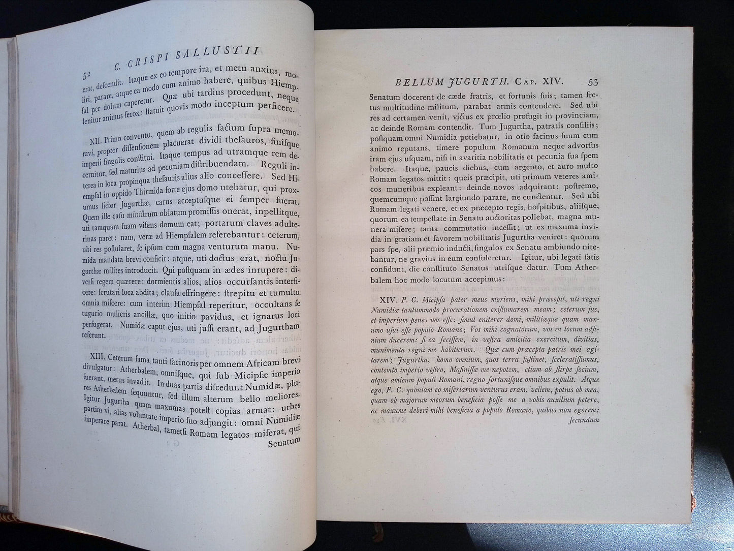 C. Crispus Sallustius; Et L. Annaeus Florus (3rd Earl of Malmesbury copy) - First Baskerville Edition