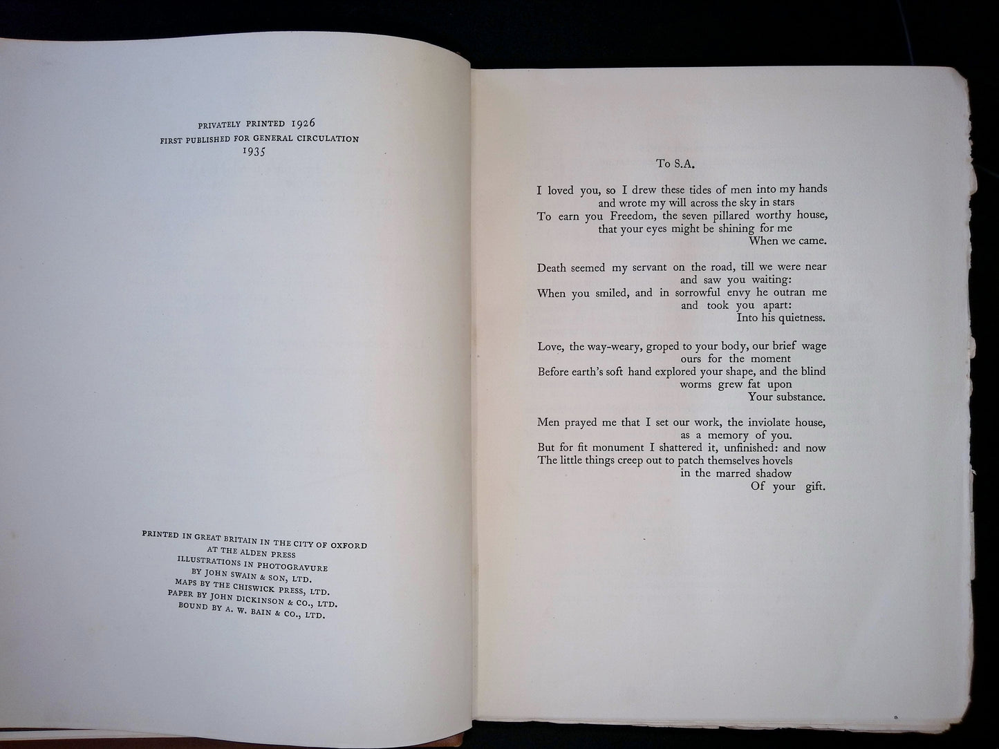 T.E. Lawrence: Seven Pillars of Wisdom