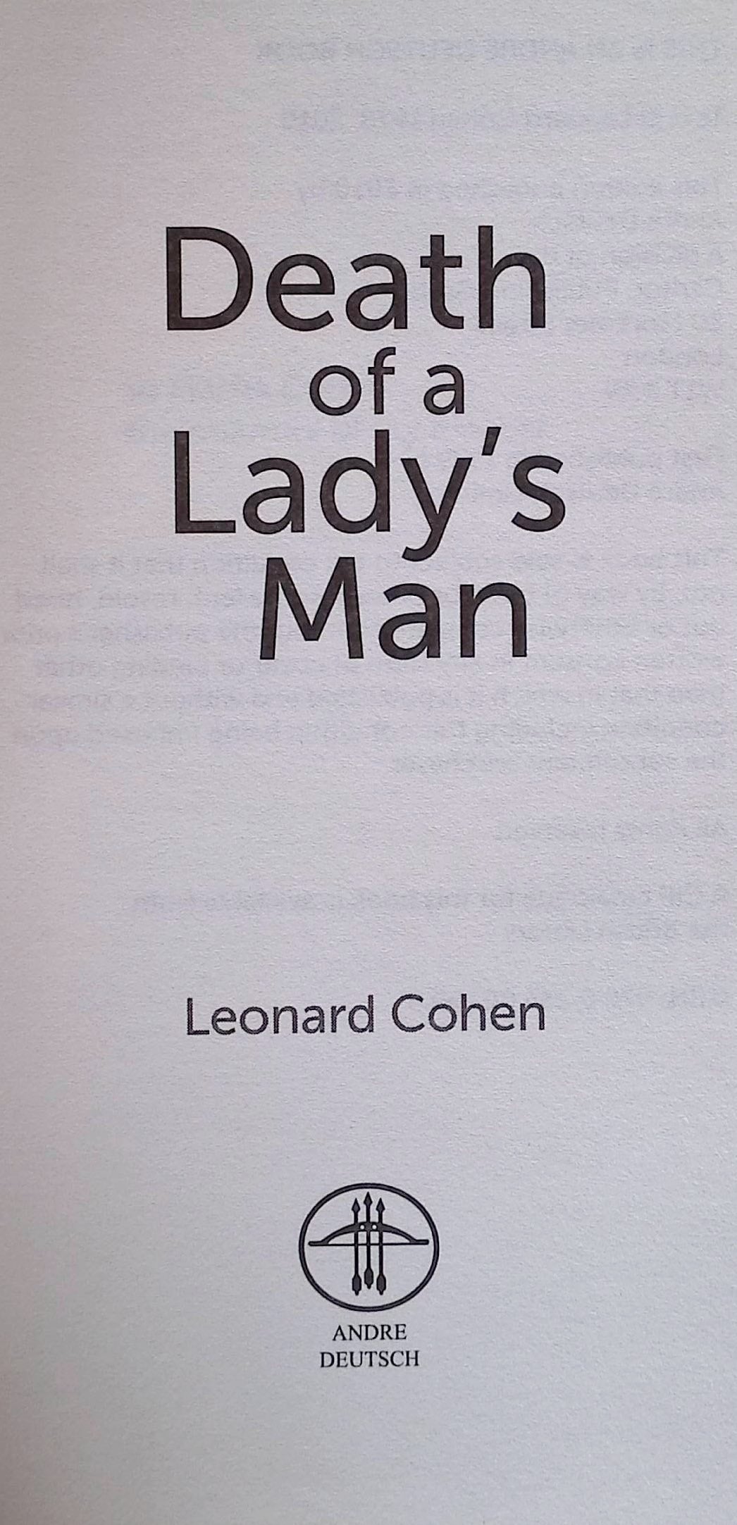 Death of a Lady's Man: A Collection of Poetry and Prose
