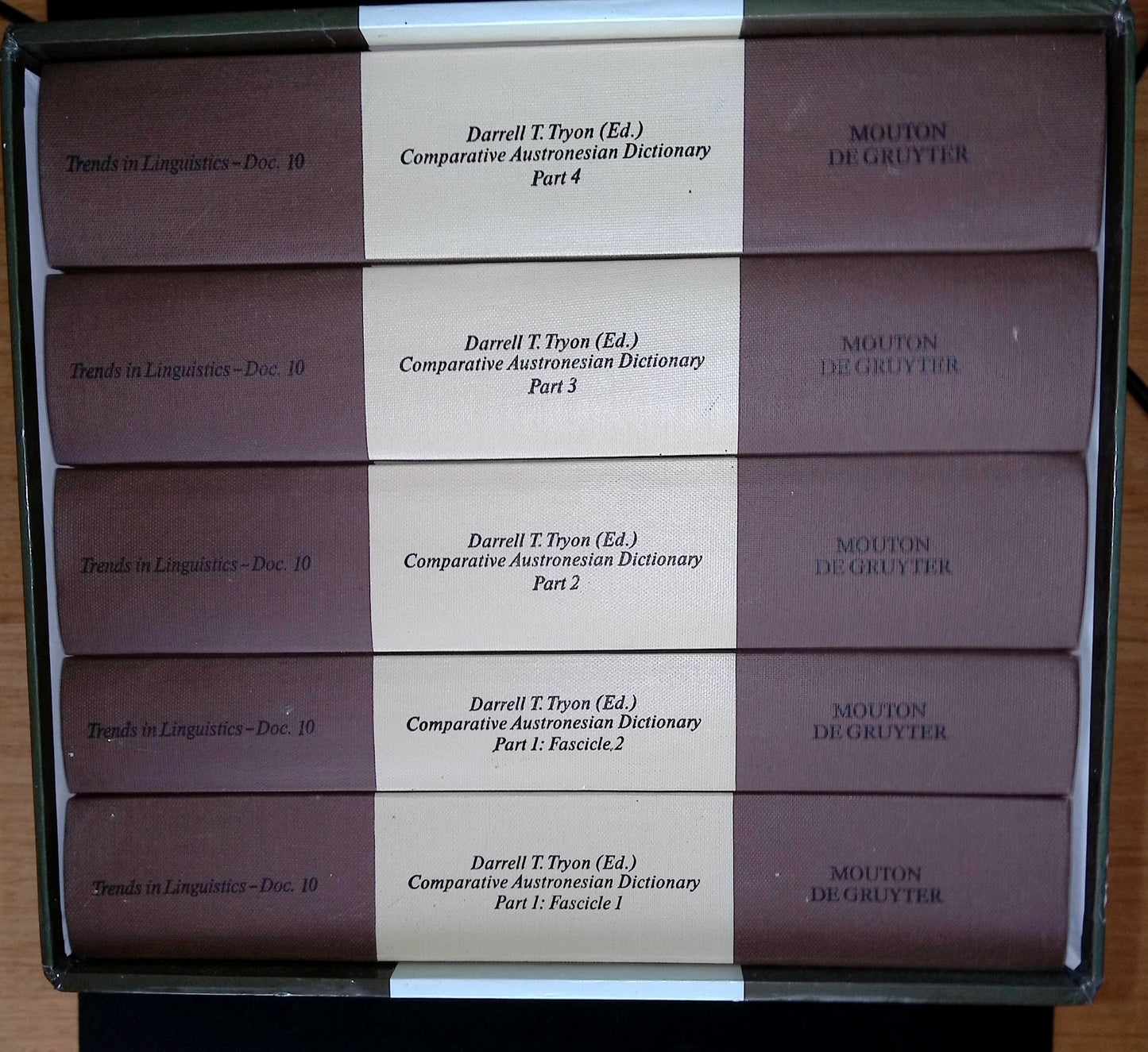 Comparative Austronesian Dictionary: An Introduction to Austronesian Studies 10 (Trends in Linguistics - Doc. 10; Four Parts in Five Volumes)