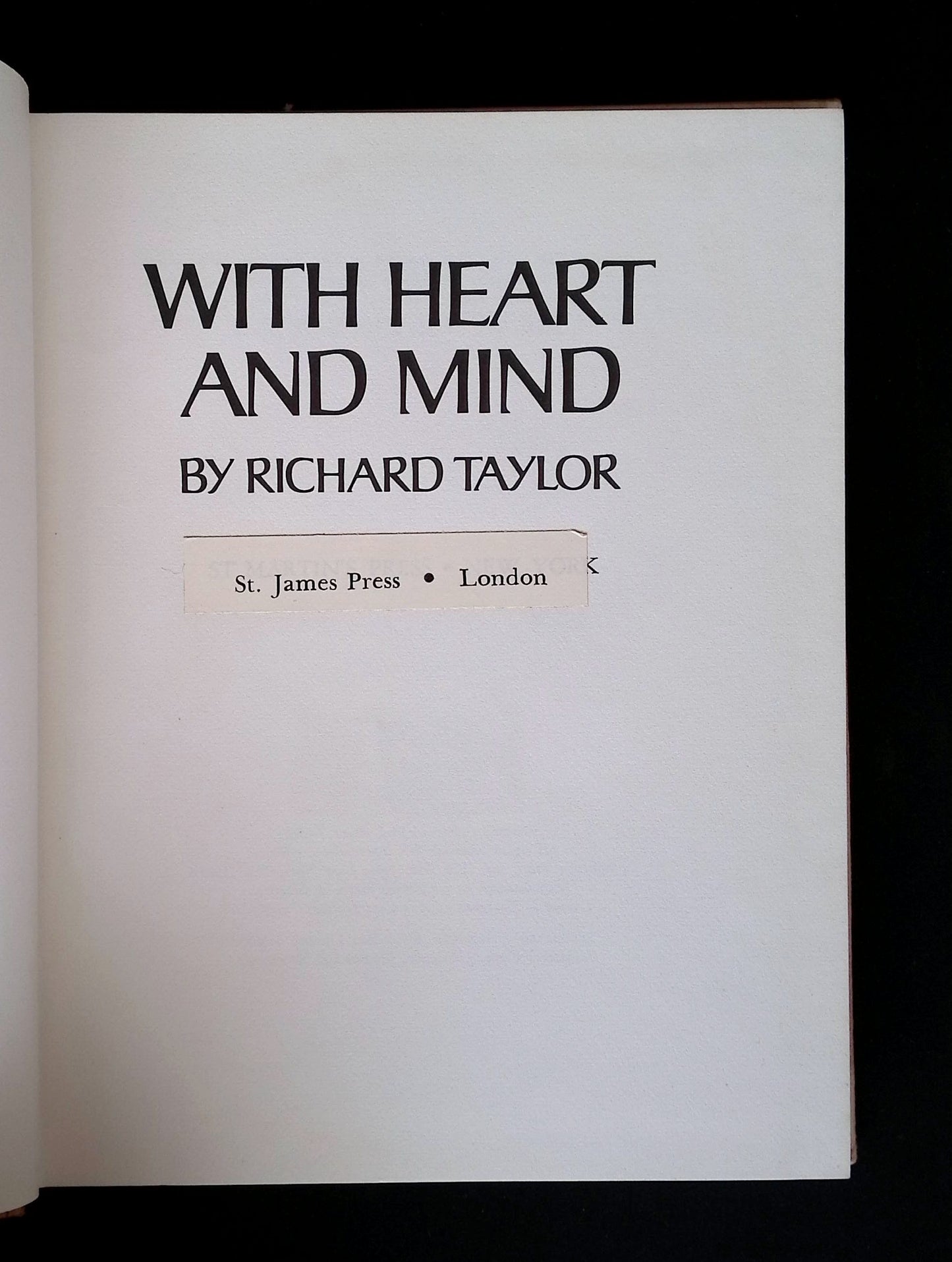 With Heart and Mind: A Philosopher Looks at Nature, Love and Death
