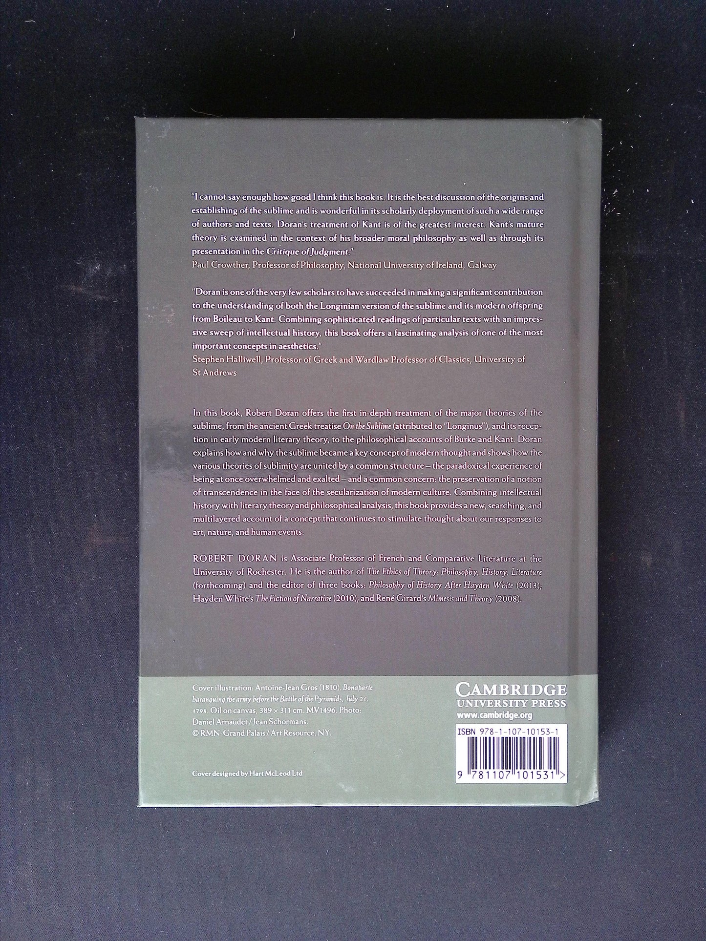 The Theory of the Sublime: from Longinus to Kant