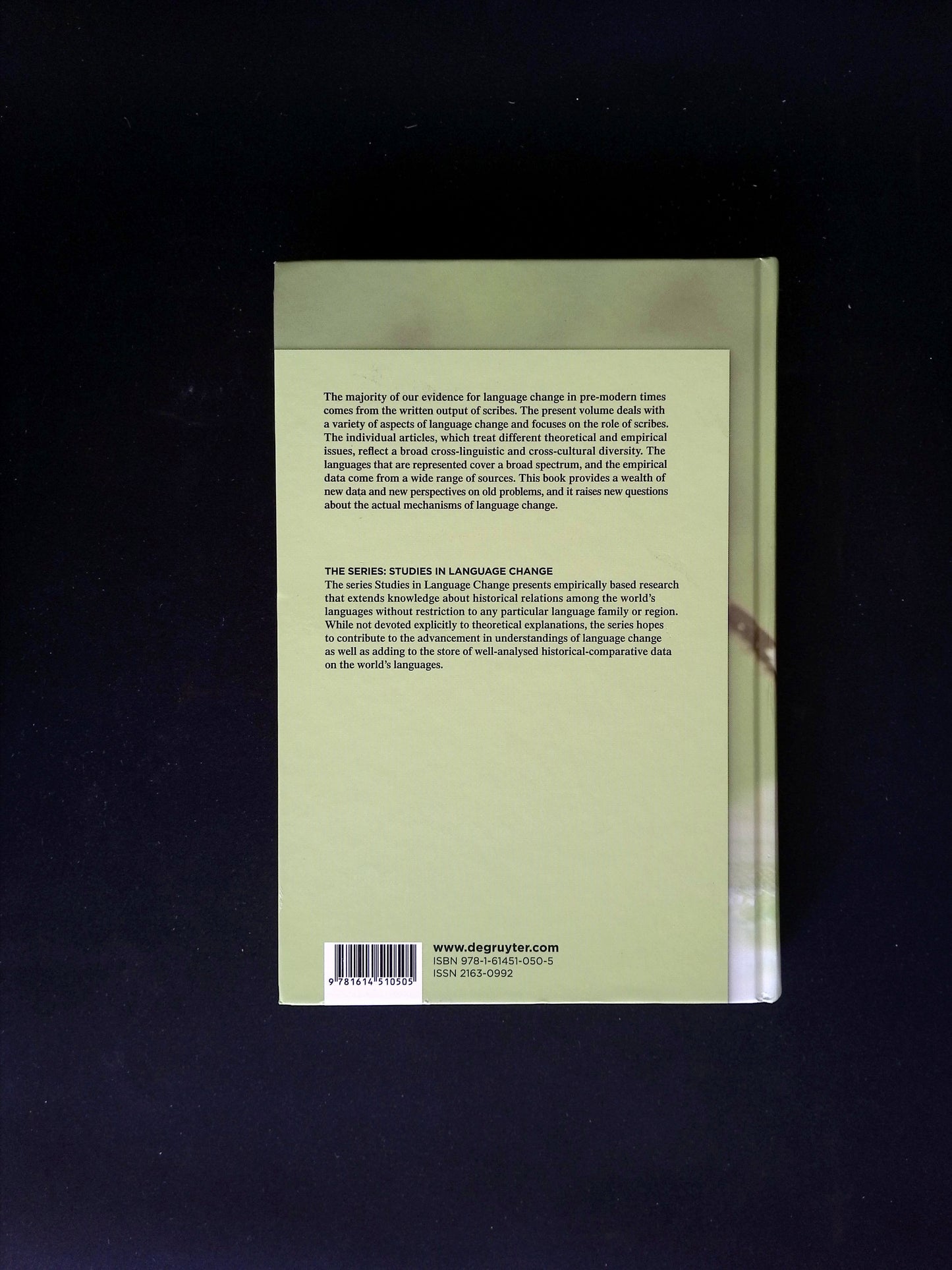 Scribes as Agents of Language Change