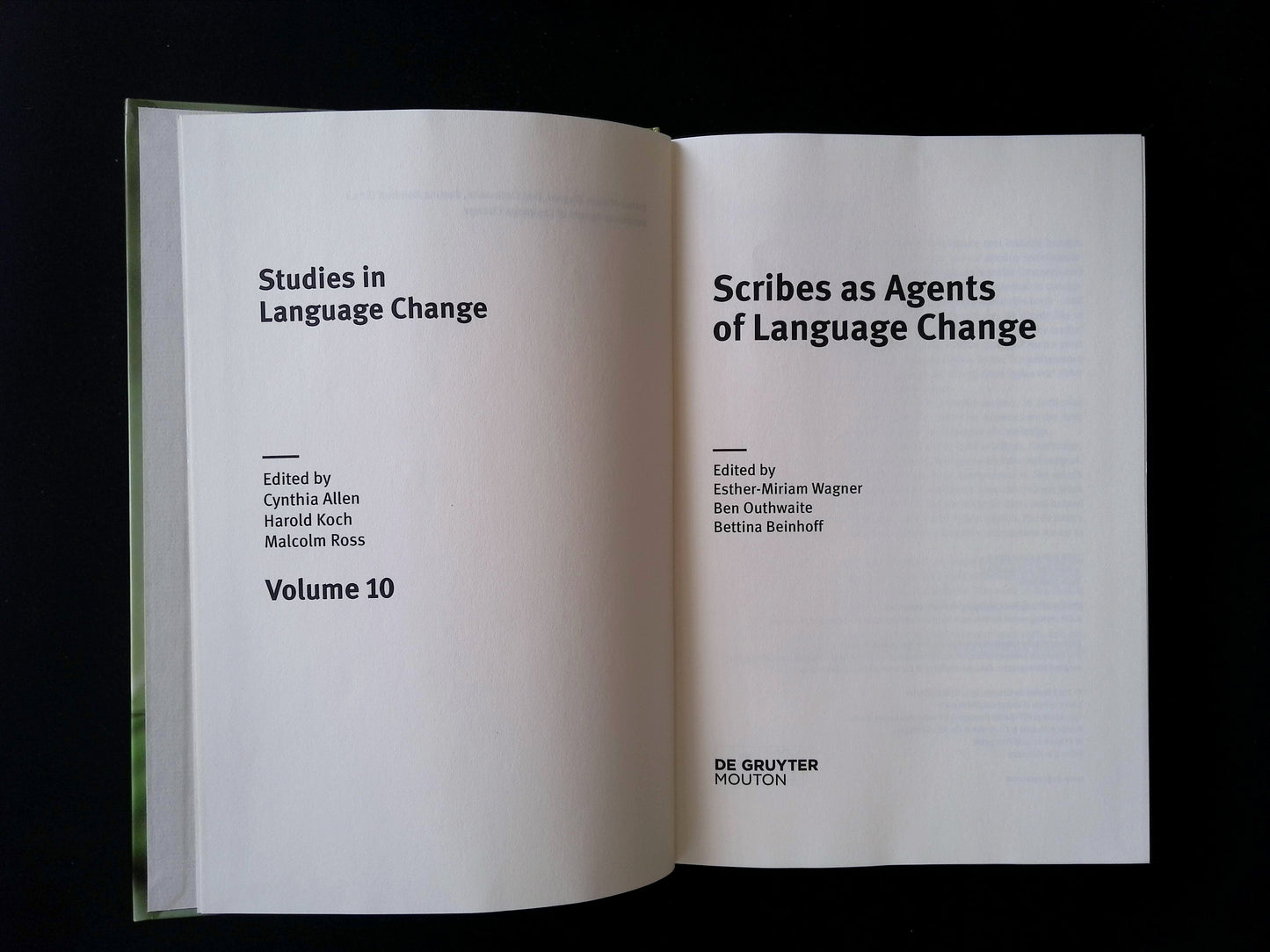 Scribes as Agents of Language Change
