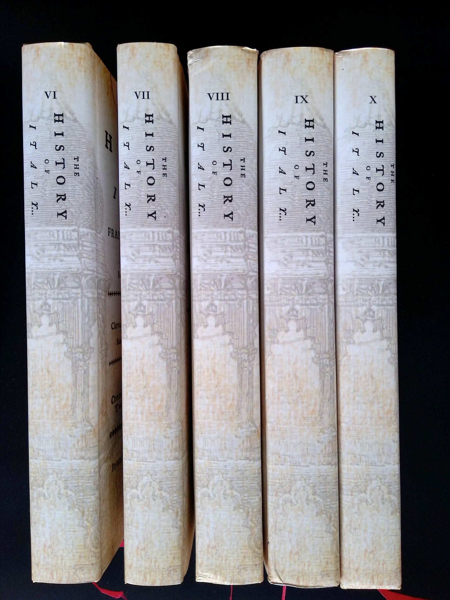 The History of Italy, From The Year 1490, To 1532. Written In Italian By Francesco Guicciardini, A Nobleman Of Florence. In Twenty Books. Translated Into English By The Chevalier Austin Parke Goddard, etc..  (10 volume set)