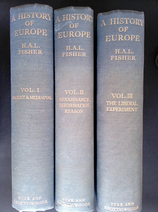 A History of Europe (3 Volumes)