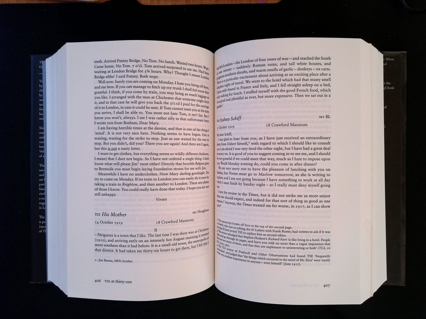 The Letters of T.S. Eliot Volume 1: 1898-1922 Revised Edition & Volume 2: 1923-1925