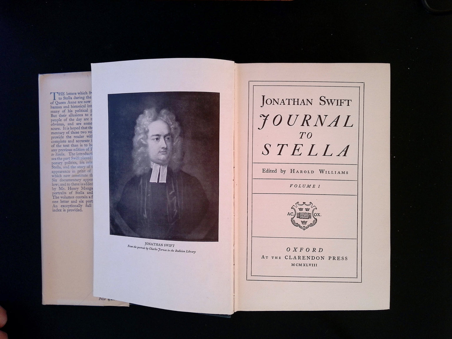 Johnathan Swift: Journal to Stella Volume I and II