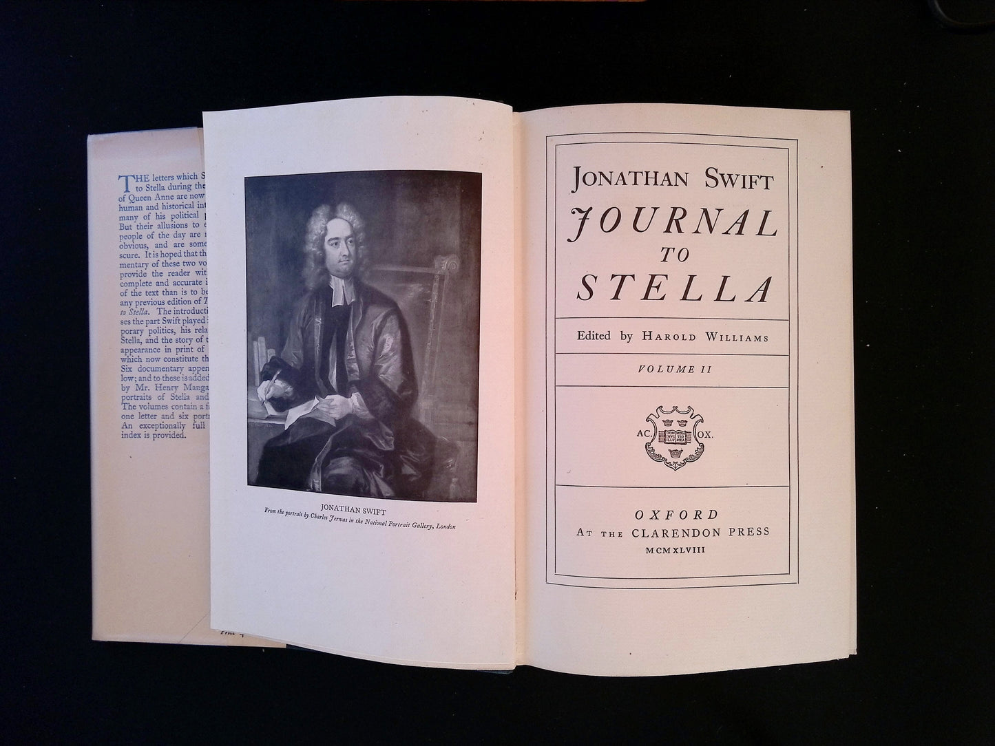 Johnathan Swift: Journal to Stella Volume I and II