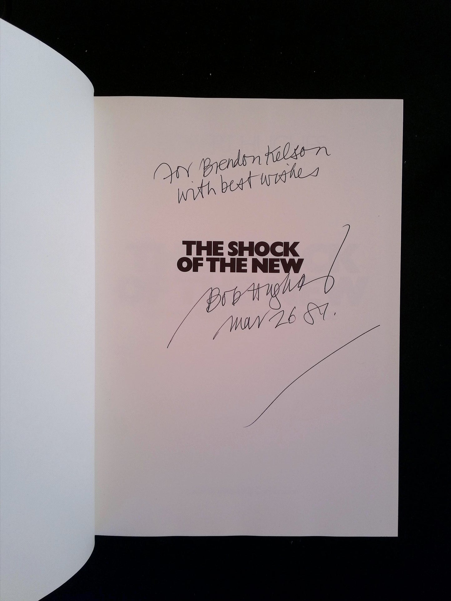 The Shock of the New (Signed)