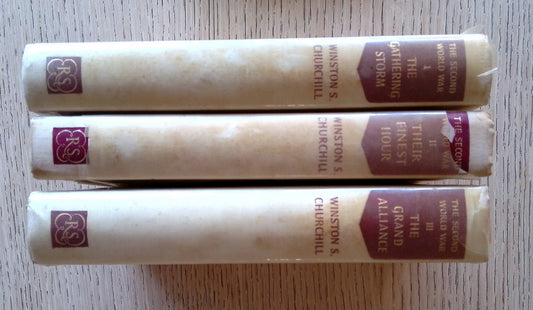 The Second World War: The Gathering Storm, Their Finest Hour, The Grand Alliance (3 of 6 volumes)